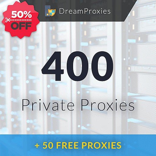 400 Private Proxies (by DreamProxies)